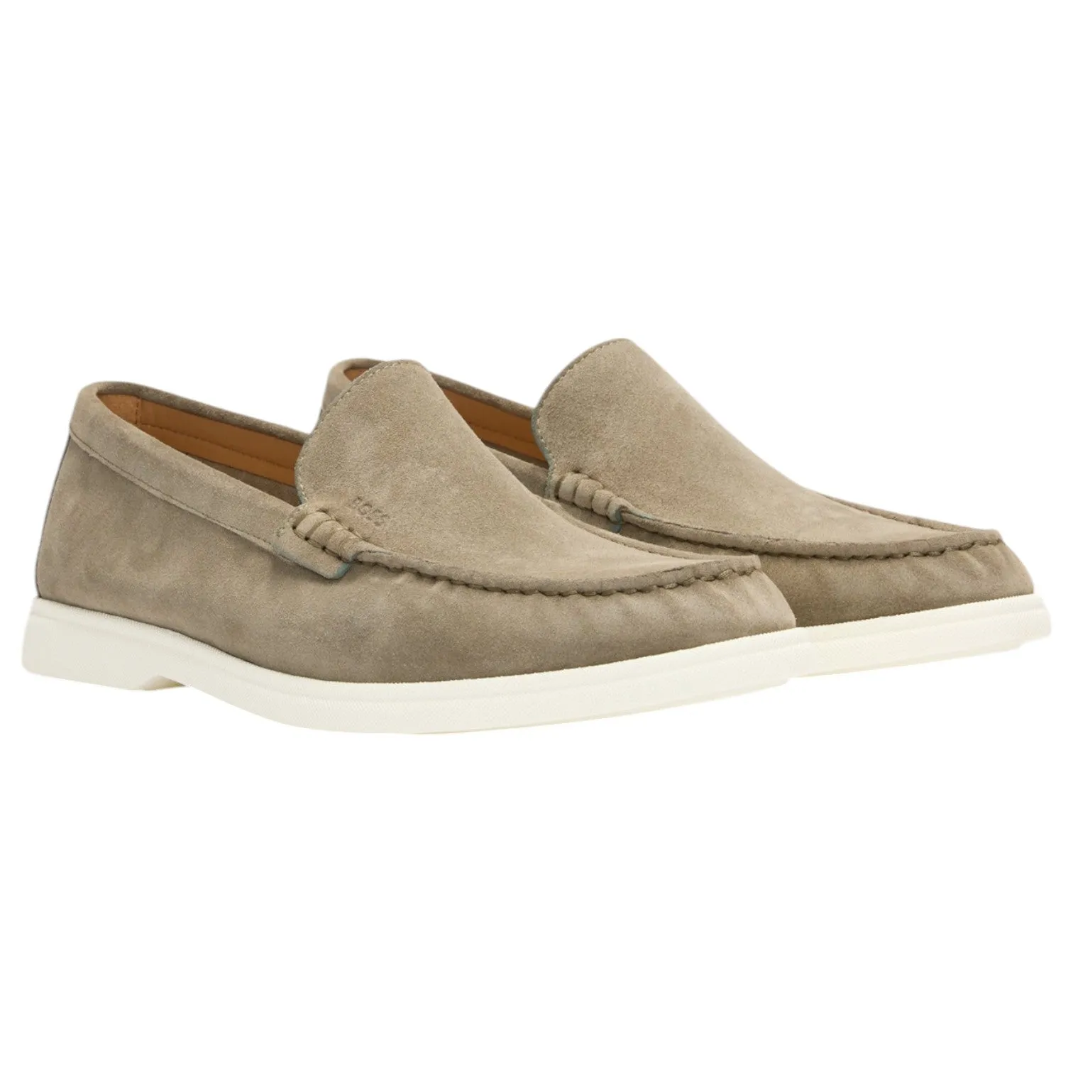 Hugo Boss Suede loafers with contrast outsole 50543083 342 Open Green sold by J&Z Couture product image thumbnail 2