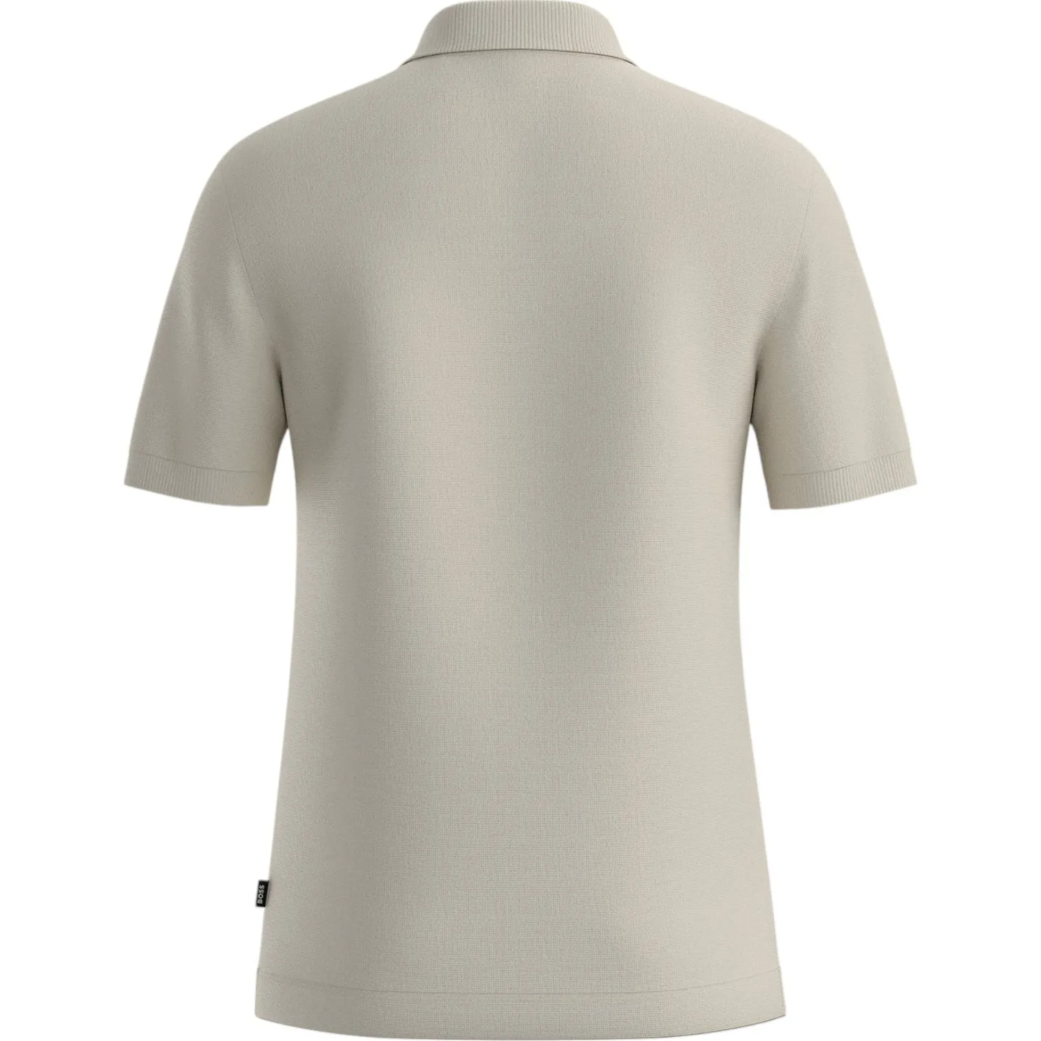 BOSS Zip-Neck Knit Polo Shirt With Waffle Structure 50536768 sold by J&Z Couture product image thumbnail 2