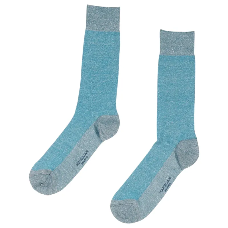 Marcoliani Linen & Cotton Pique socks MAR4450T sold by J&Z Couture
