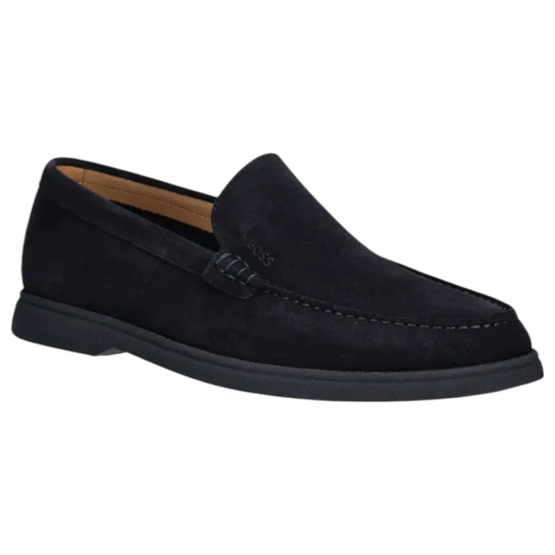 Hugo Boss Suede Loafers With Contrast Outsole 50543083 405 sold by J&Z Couture