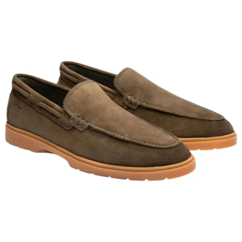 Gernie 28's Venetian Suede Low Top 13119-AS Azeitona made by J&Z Couture