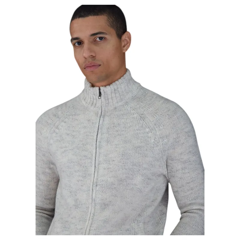 Autumn Cashmere Italian Full Zip Sweater Natural  RNH51841 sold by J&Z Couture