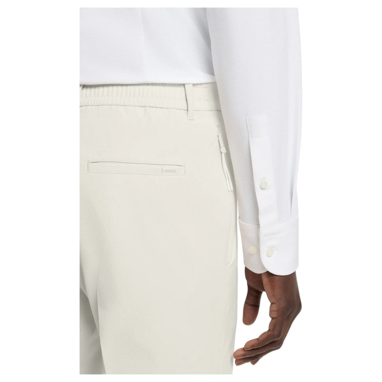 Boss Packable Slim-Fit Trousers In Performance-Stretch Fabric 50543570 sold by J&Z Couture product image thumbnail 5