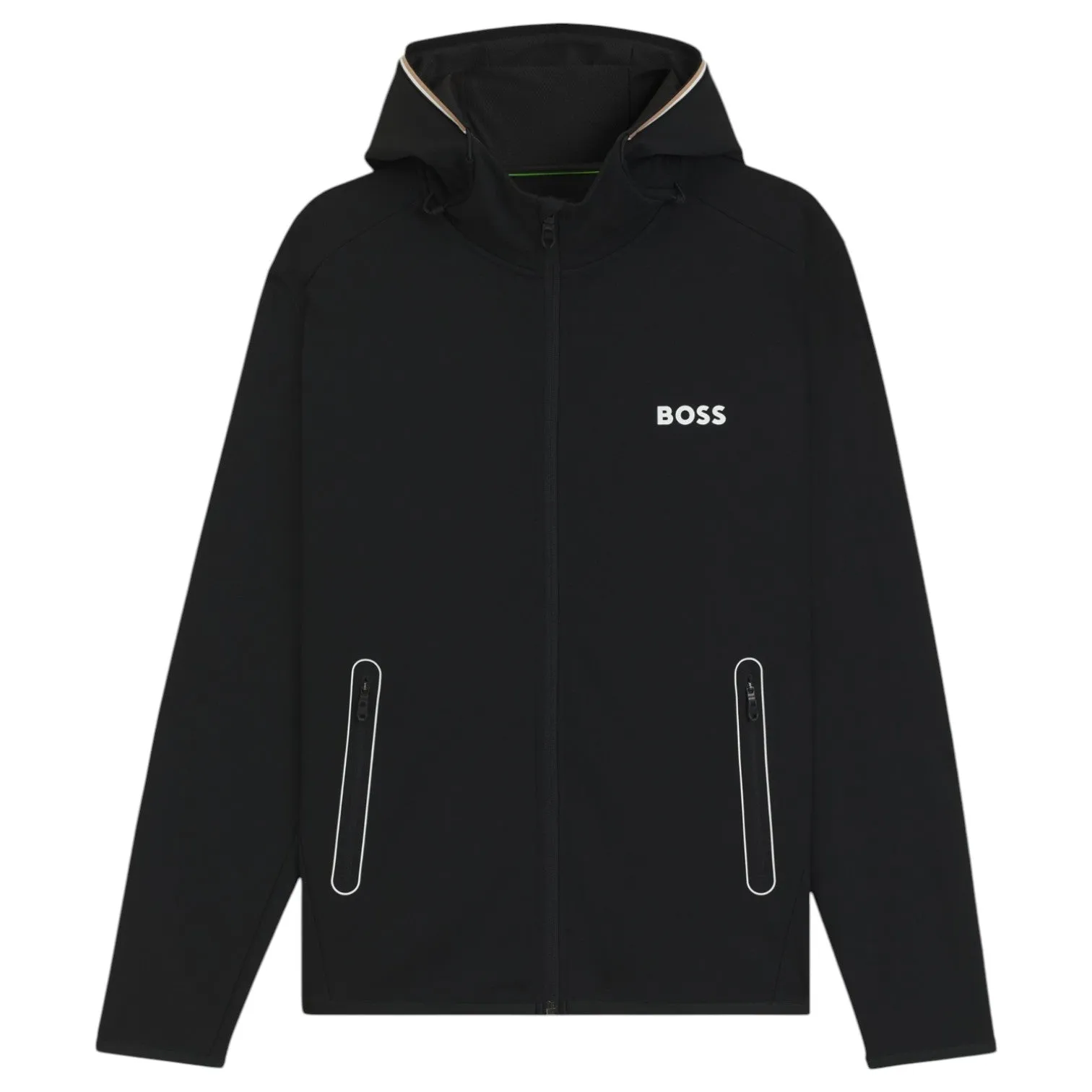 Boss Active Stretch-Gabardine Zip-Up Hoodie With Pants Thermoregulating Technology sold by J&Z Couture product image thumbnail 3