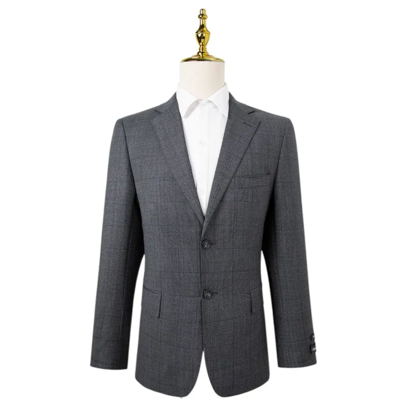 Sartoria Tosi Grey Check Suit Modern Fit  ST-505 sold by J&Z Couture