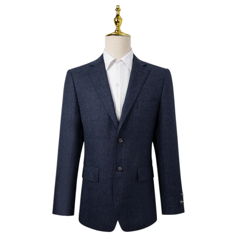 Sartoria Tosi Blue Check Suit Modern Fit ST-503 sold by J&Z Couture
