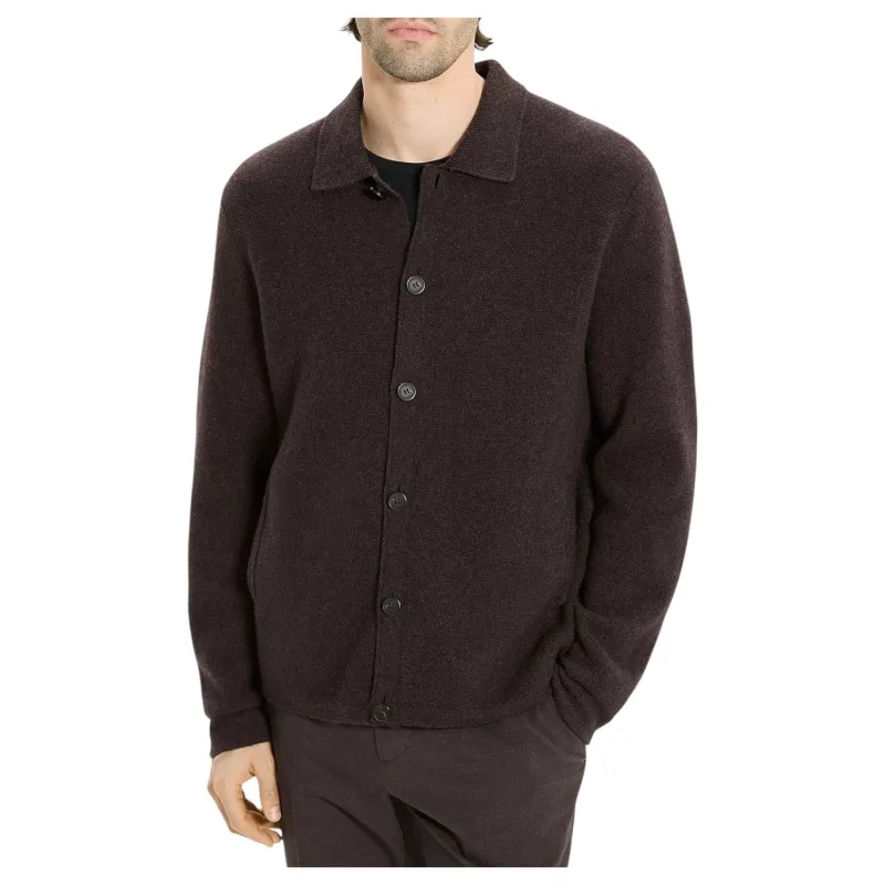 Theory Cameron Corded Cashmere Button Sweater sold by J&Z Couture