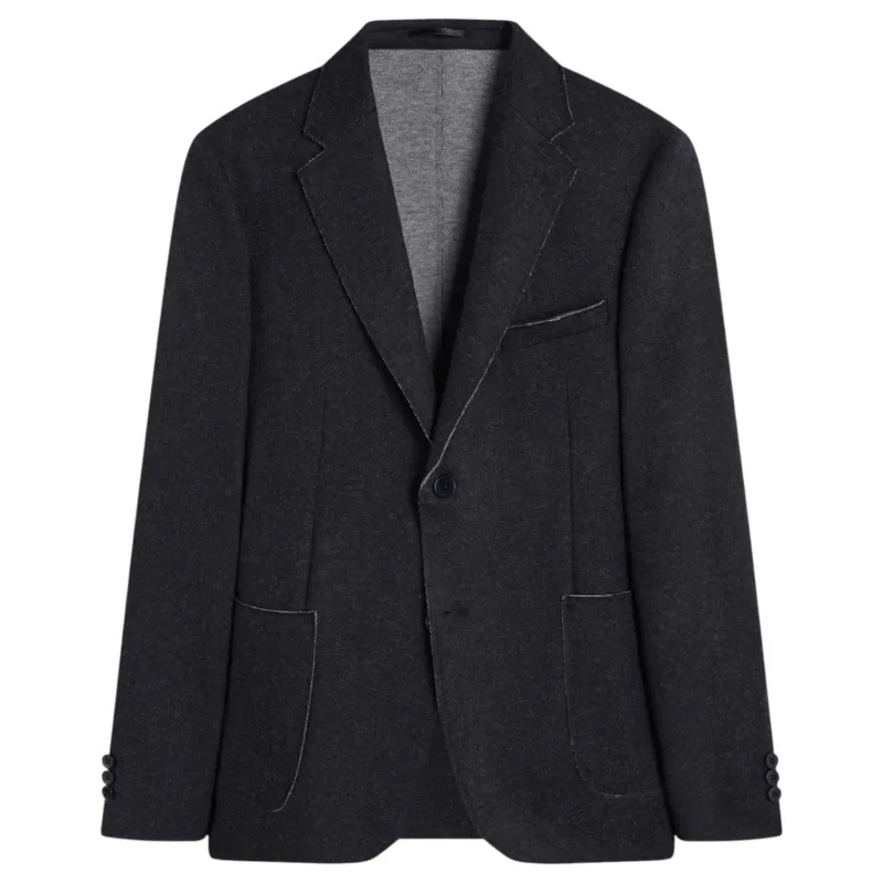 Bugatchi Laser Cut Heather Two-Button Blazer HX7500J10 sold by J&Z Couture