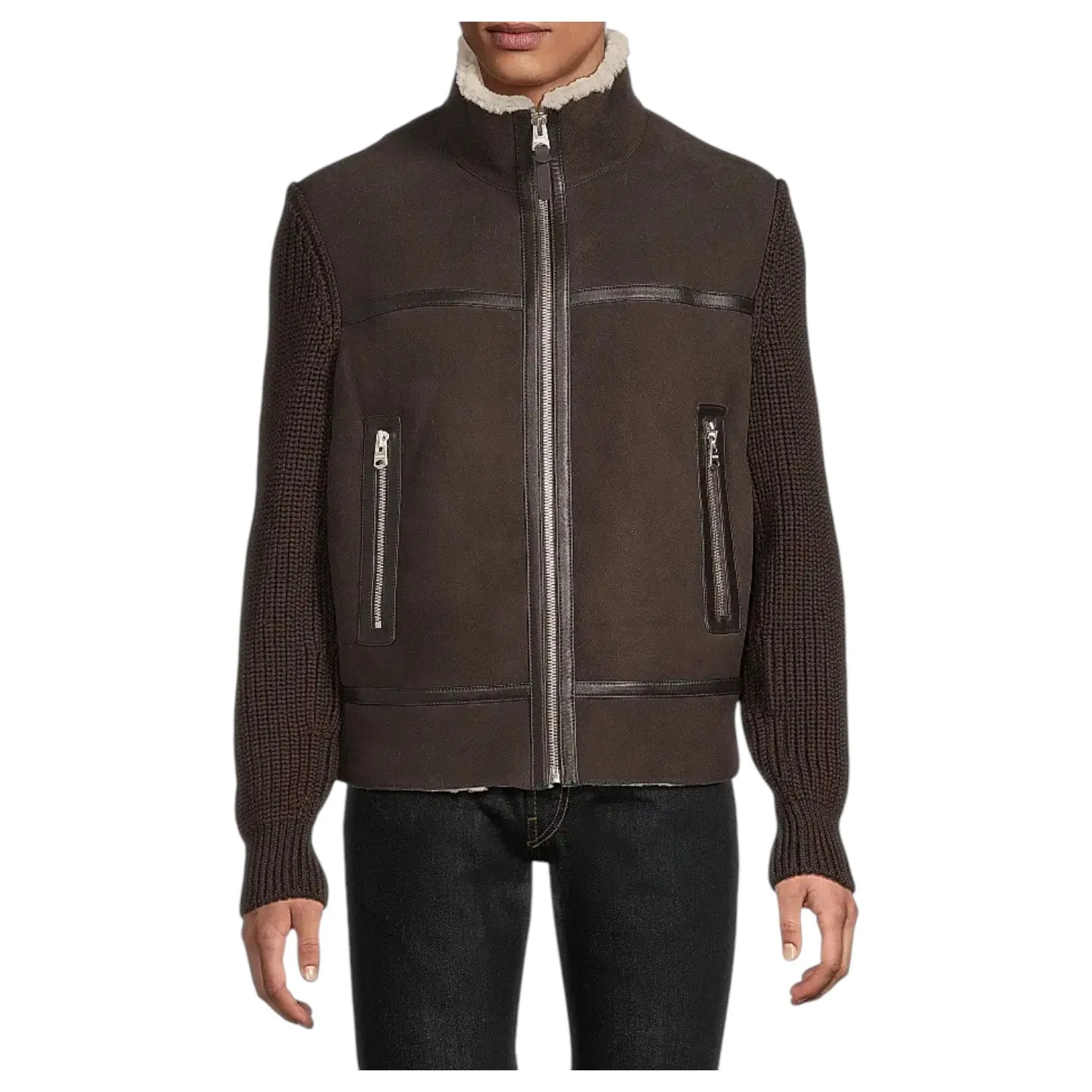 Mackage JONATHAN Mixed-media shearling jacket P003132 sold by J&Z Couture product image thumbnail 3