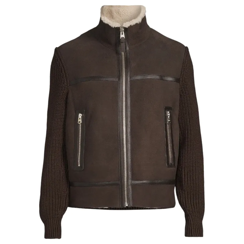 Mackage JONATHAN Mixed-media shearling jacket P003132 sold by J&Z Couture