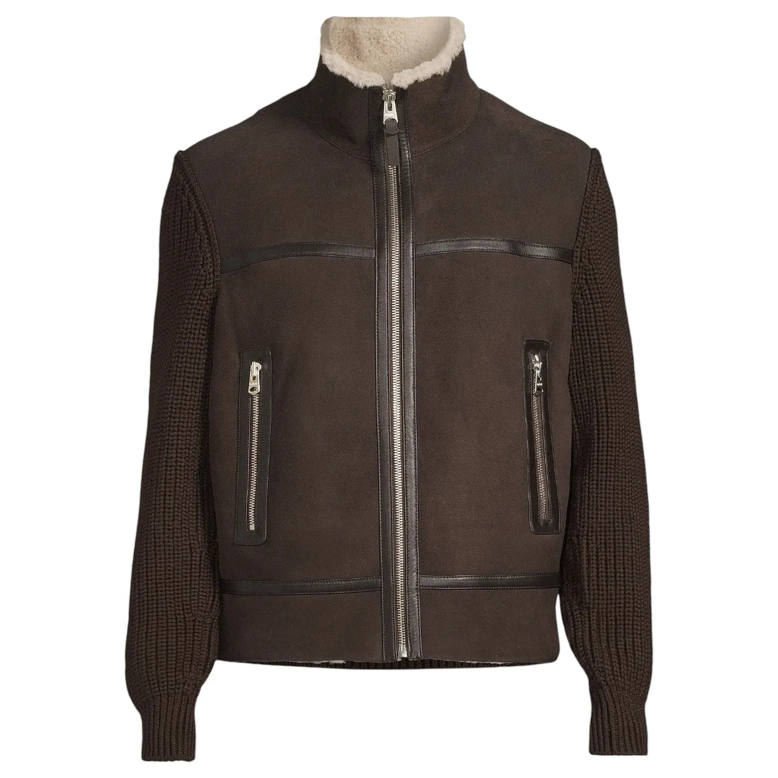 Mackage JONATHAN Mixed-media shearling jacket P003132 sold by J&Z Couture