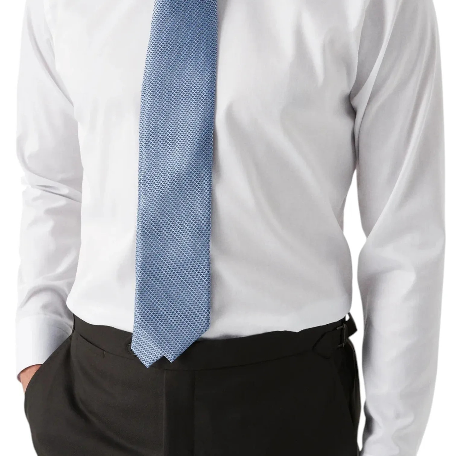 Eton Solid Signature Twill Shirt With Contrast sold by J&Z Couture product image thumbnail 3