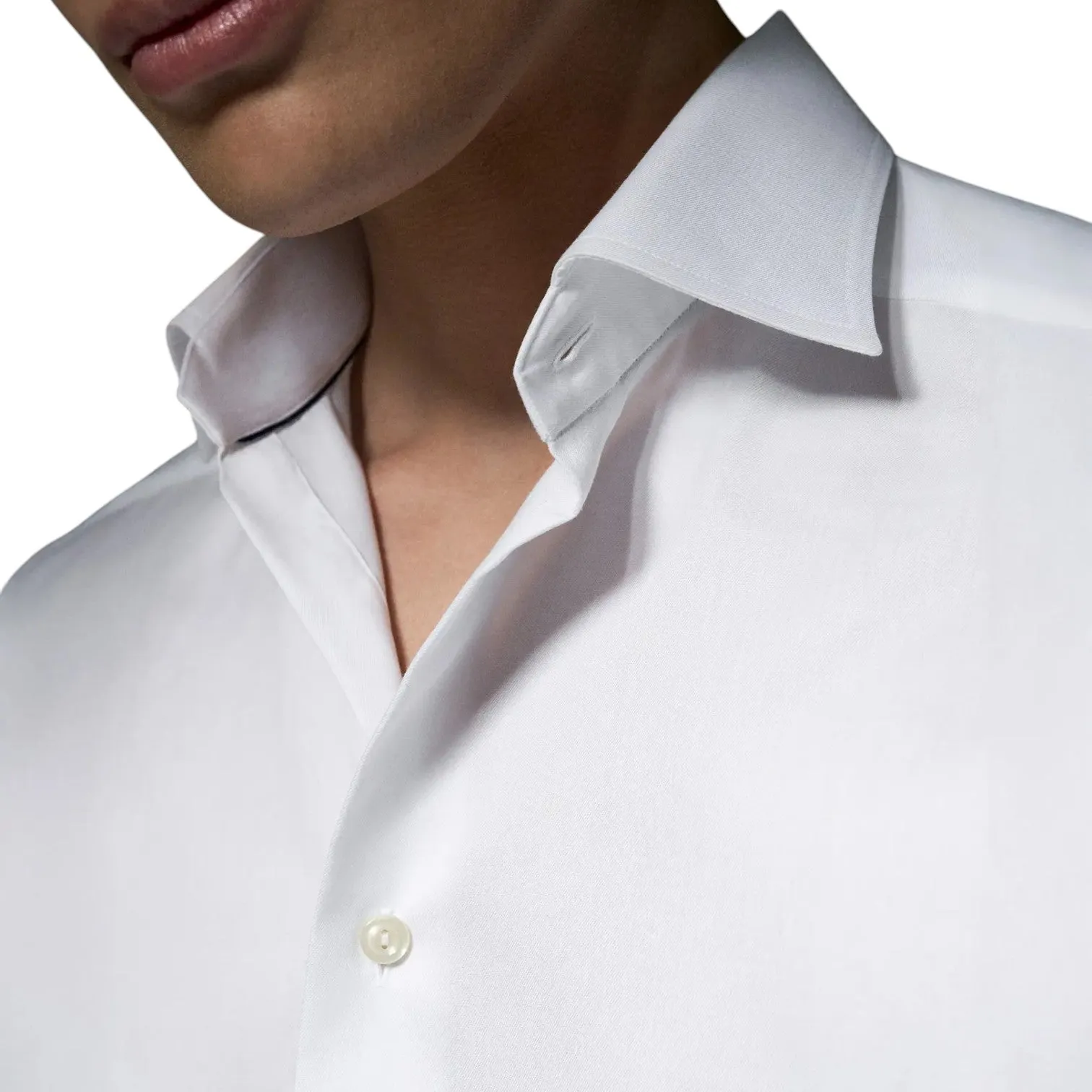 Eton White Signature Twill Shirt 100012342/00 sold by J&Z Couture product image thumbnail 4