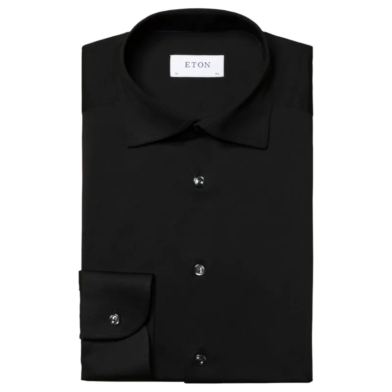 Eton Solid Four-Way Stretch Shirt 100004274/19 sold by J&Z Couture