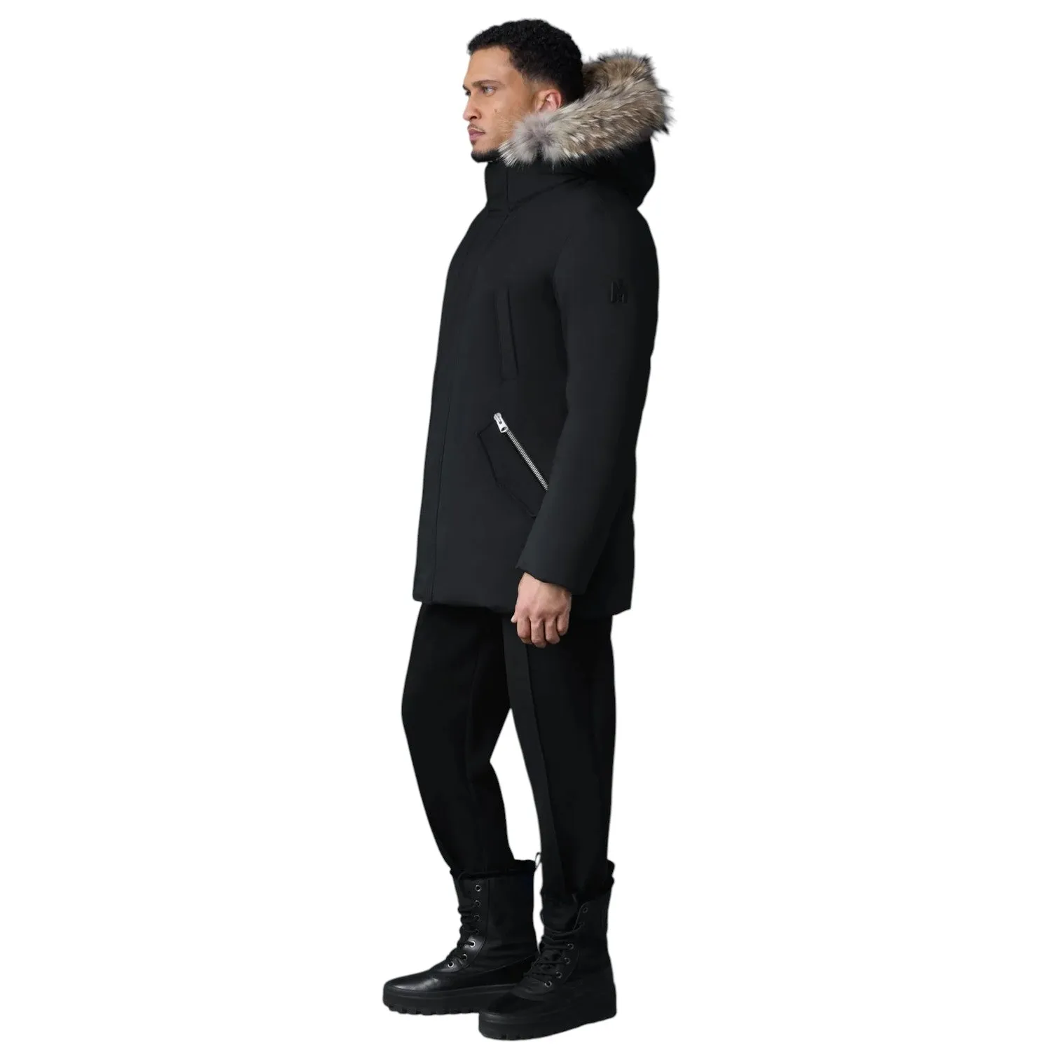 EDWARD-FZ 2-in-1 Down Parka With Hooded Bib and Natural Fur For Men sold by J&Z Couture product image thumbnail 3