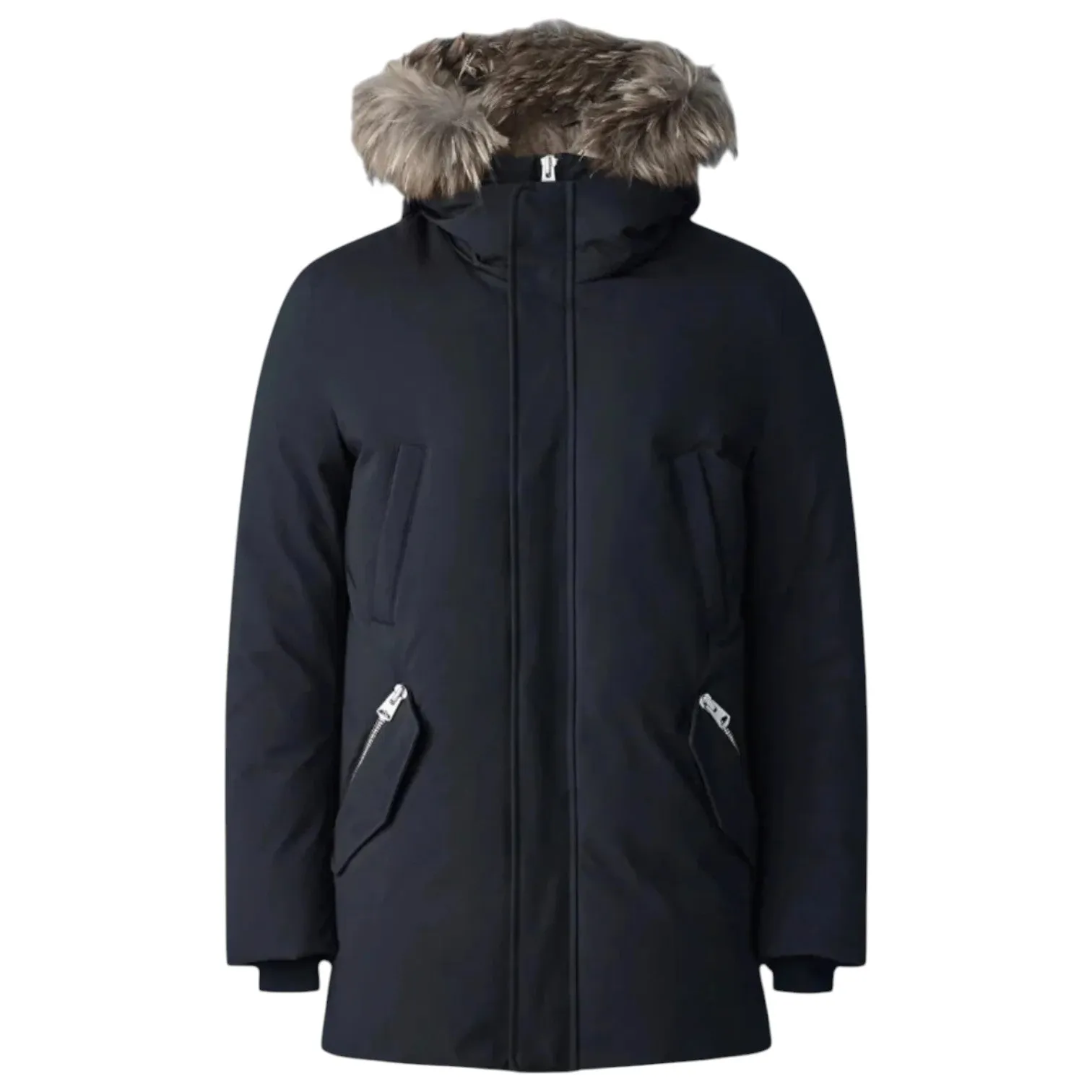 EDWARD-FZ 2-in-1 Down Parka With Hooded Bib and Natural Fur For Men sold by J&Z Couture product image thumbnail 2