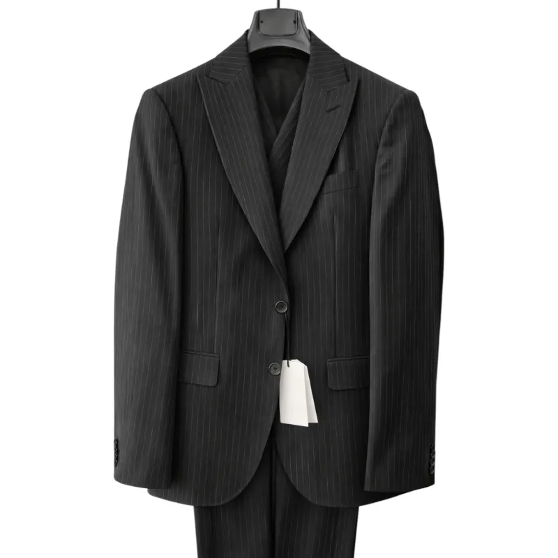 J&Z Couture Men's 3pc Peak Lapel Suit  167098/3 made by J&Z Couture