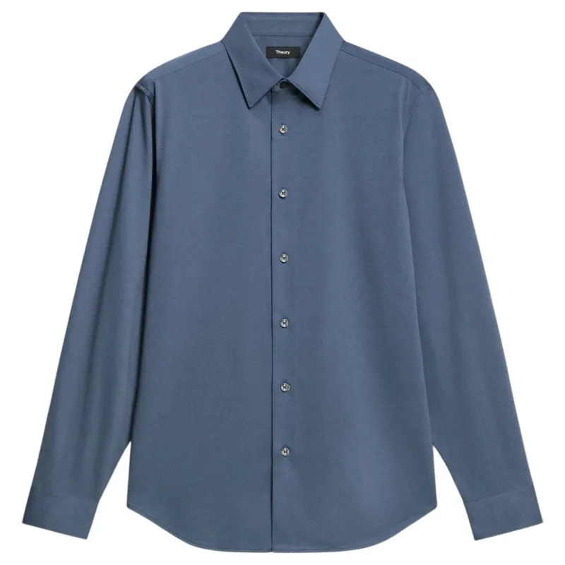 Theory Sylvain Shirt in Structure Knit J0794505 made by Theory