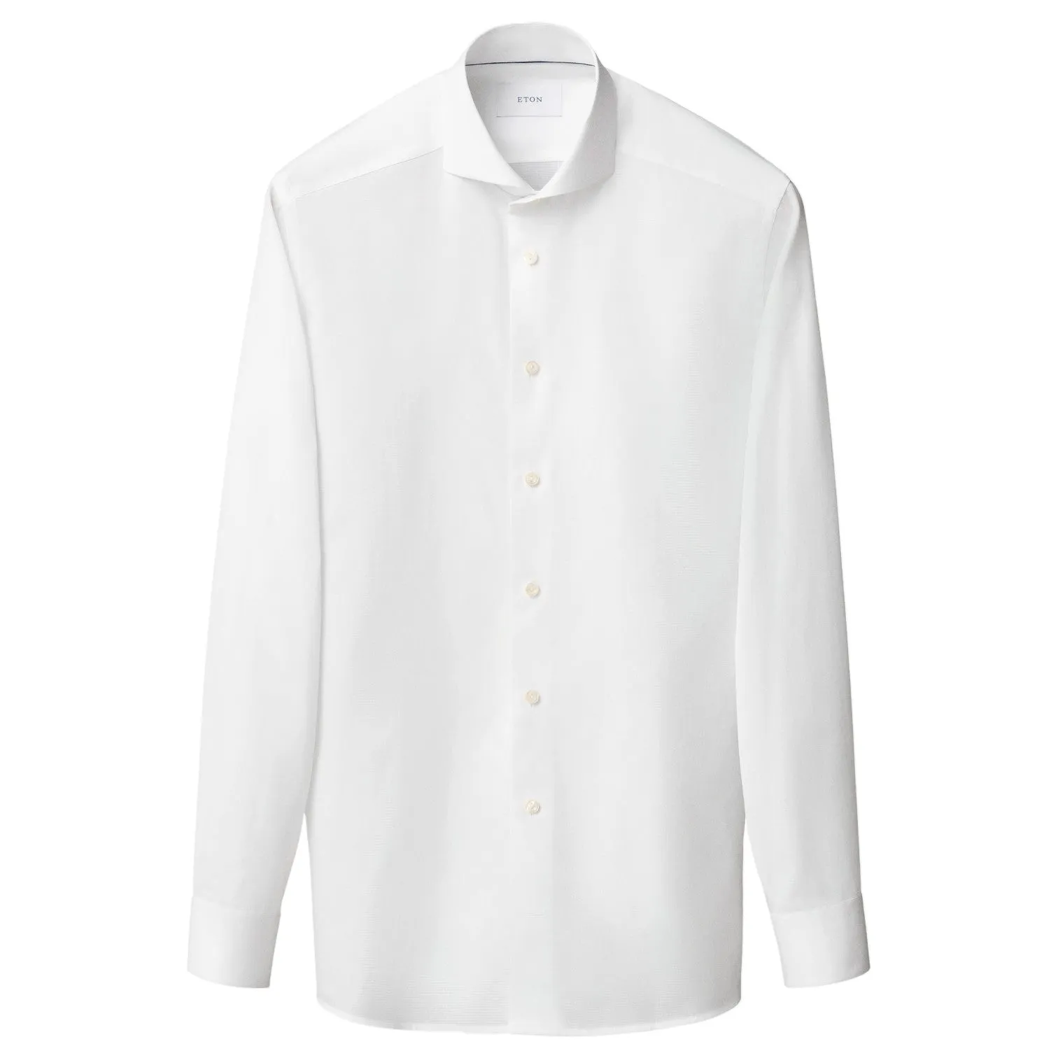 Eton Signature Twill Shirt In White Cut-Away Slim Fit 100014803-00 sold by J&Z Couture product image thumbnail 3