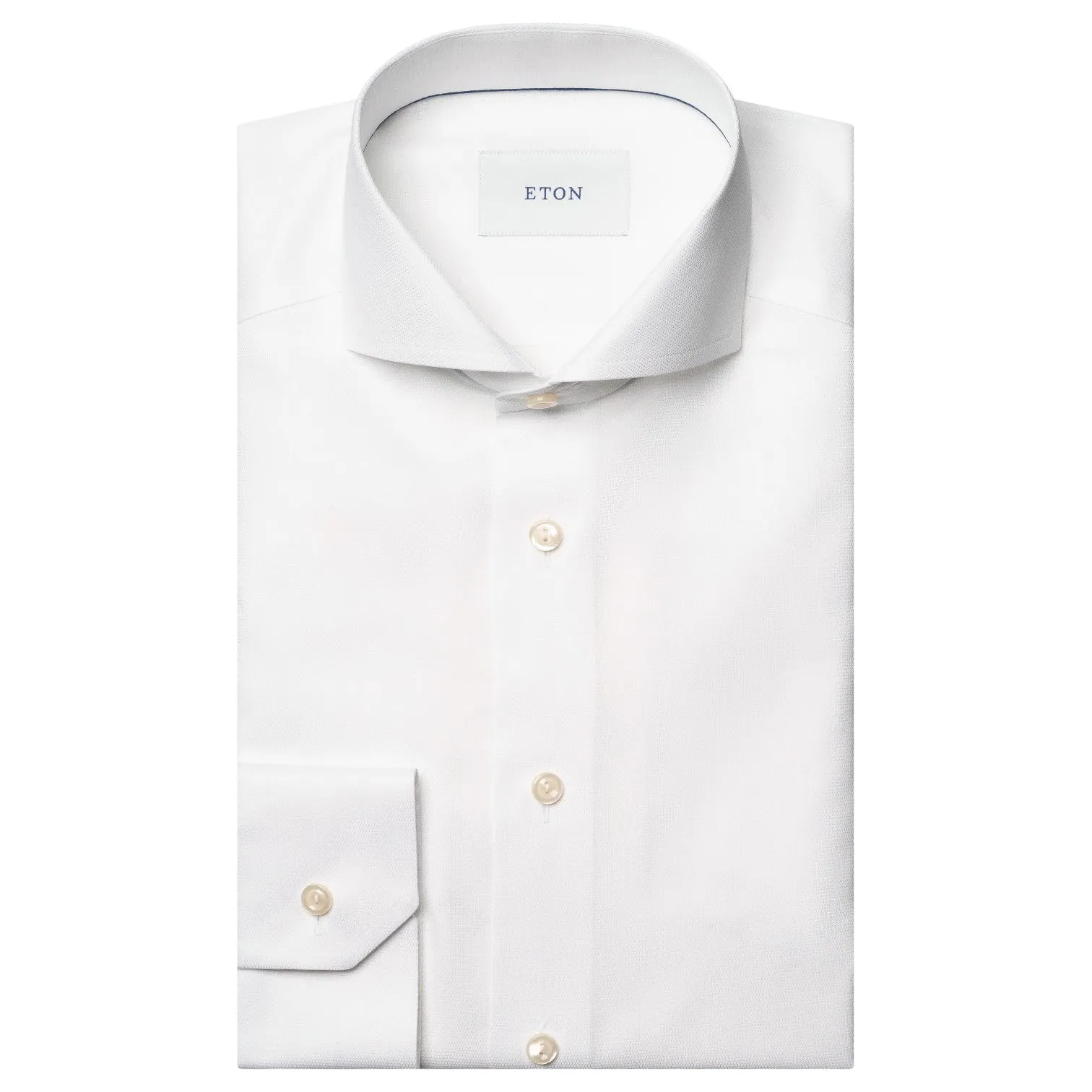 Eton Signature Twill Shirt In White Cut-Away Slim Fit 100014803-00 sold by J&Z Couture