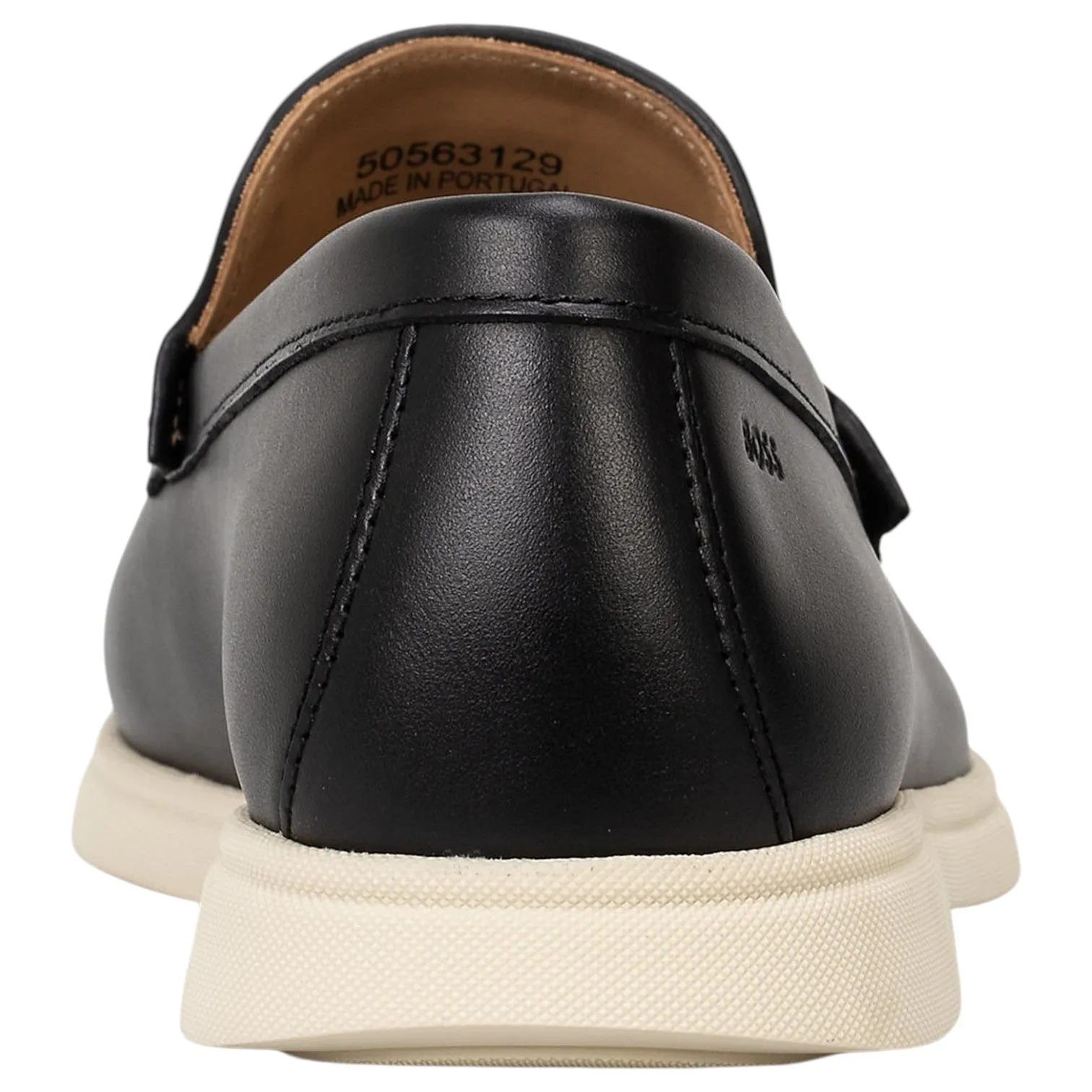 Boss Black Basket-Weave Cow Leather Loafer – Style 50563129 sold by J&Z Couture product image thumbnail 2