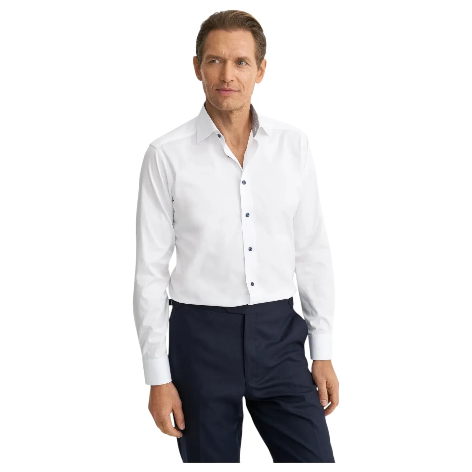 ETON Signature Twill Shirt Organic Cotton with Refined Details sold by J&Z Couture product image thumbnail 4