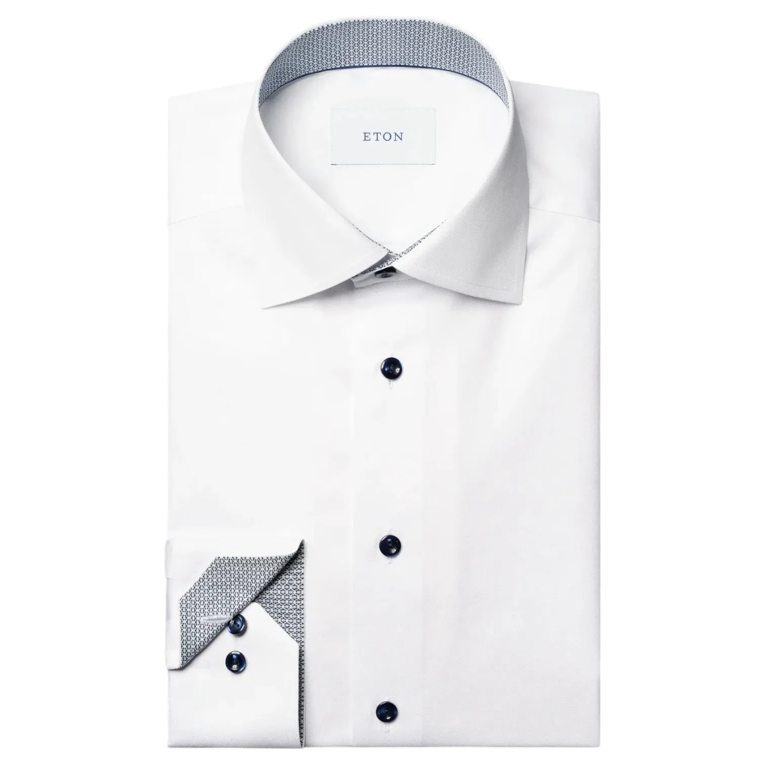 ETON Signature Twill Shirt Organic Cotton with Refined Details sold by J&Z Couture