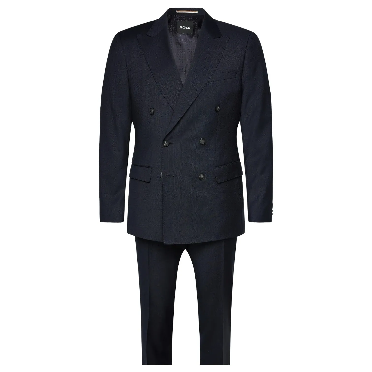 BOSS Slim Fit Double-Breasted Suit – 100% Italian Virgin Wool 50561841 sold by J&Z Couture product image thumbnail 4