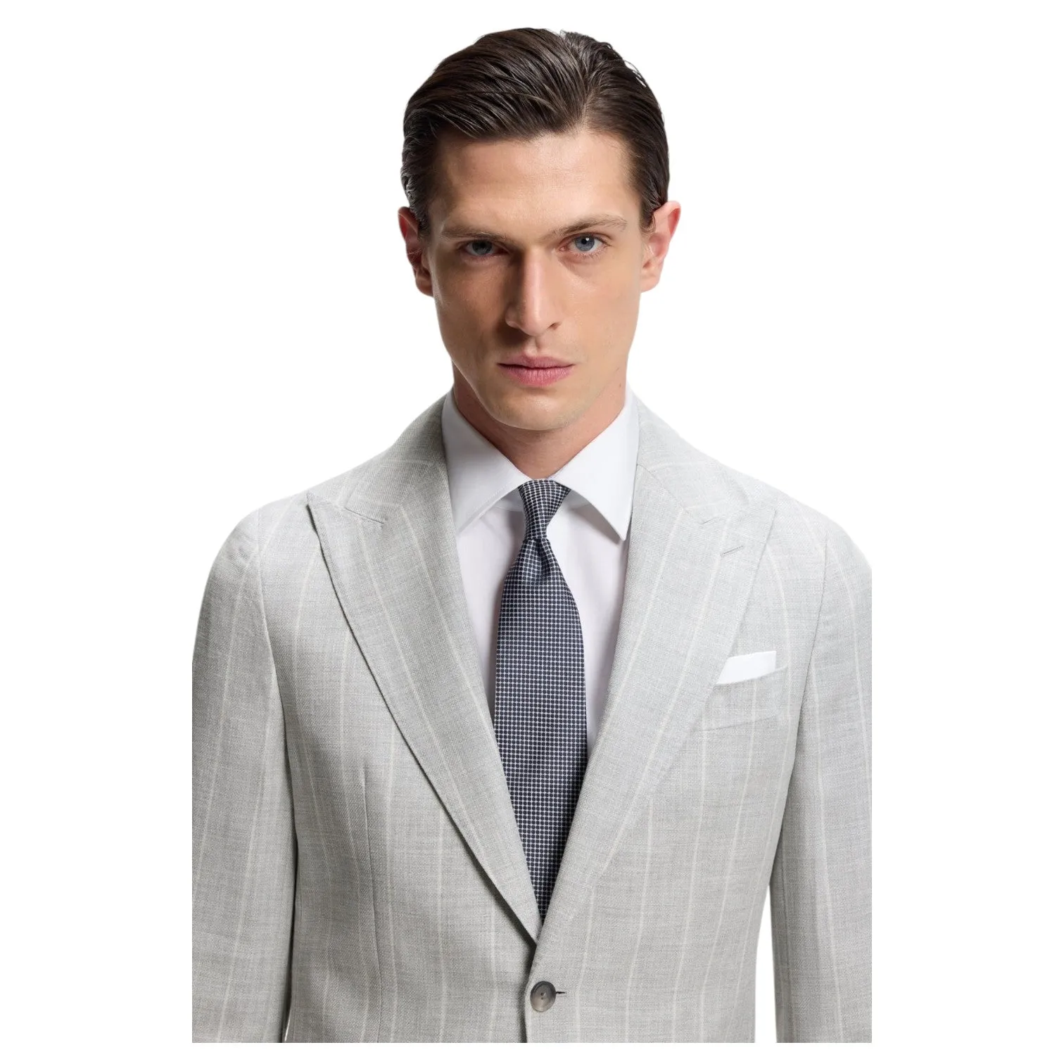 BOSS Two-Piece Slim-Fit Suit In Cotton And Virgin Wool 50561849 sold by J&Z Couture product image thumbnail 2