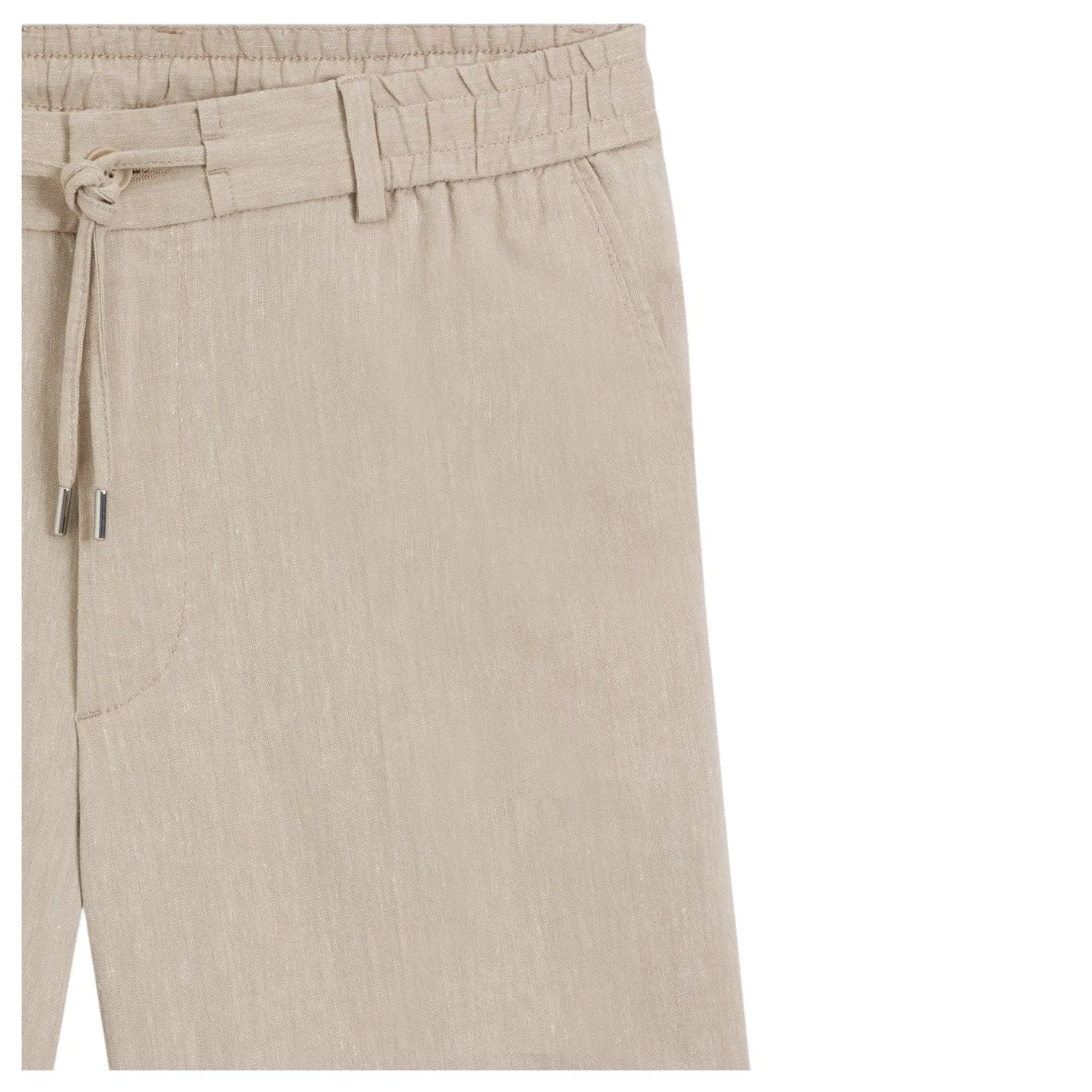 BOSS Linen-Blend Shorts In a Modern Fit 50557537 sold by J&Z Couture product image thumbnail 5