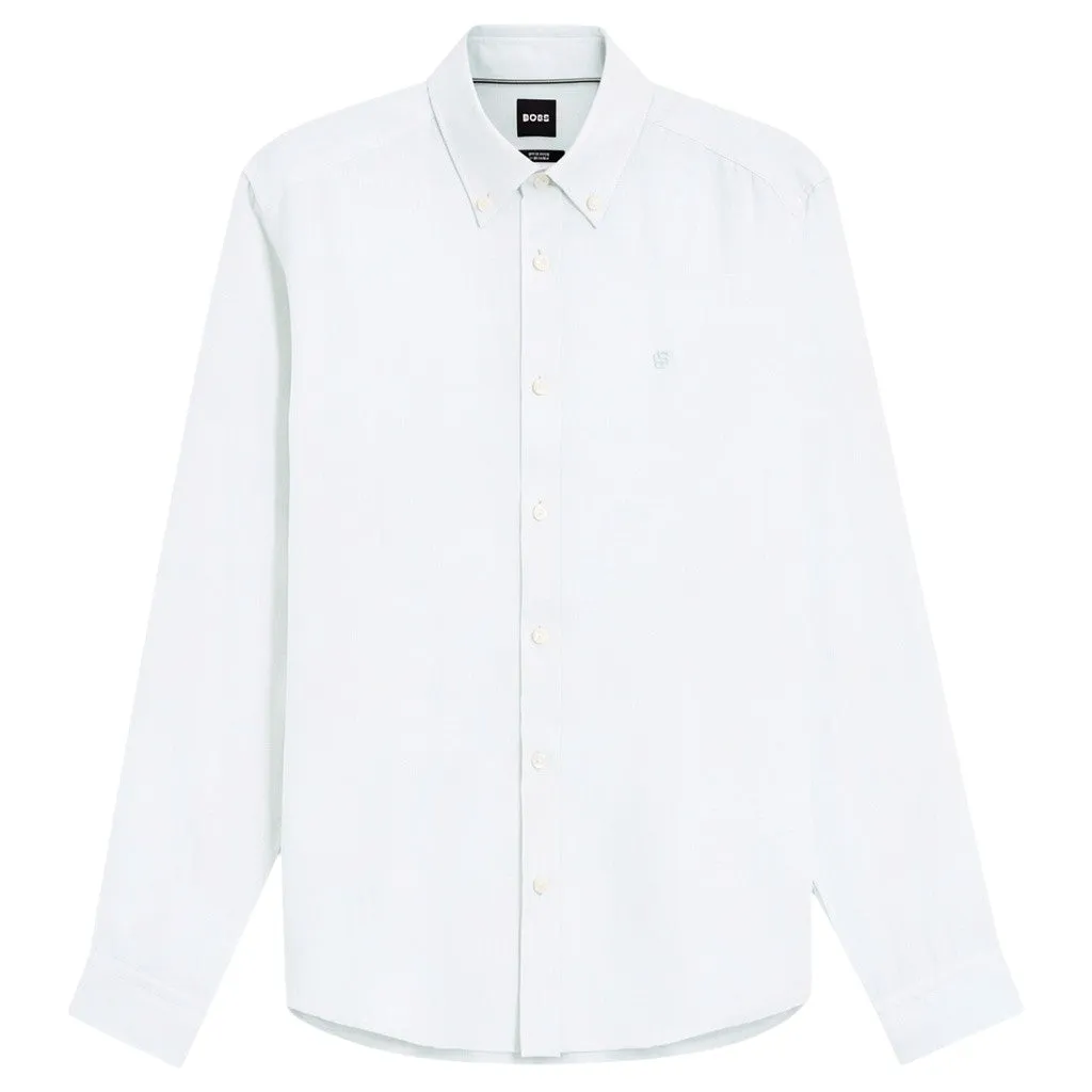 BOSS Linen Shirt – Regular Fit Style 50556077 sold by J&Z Couture