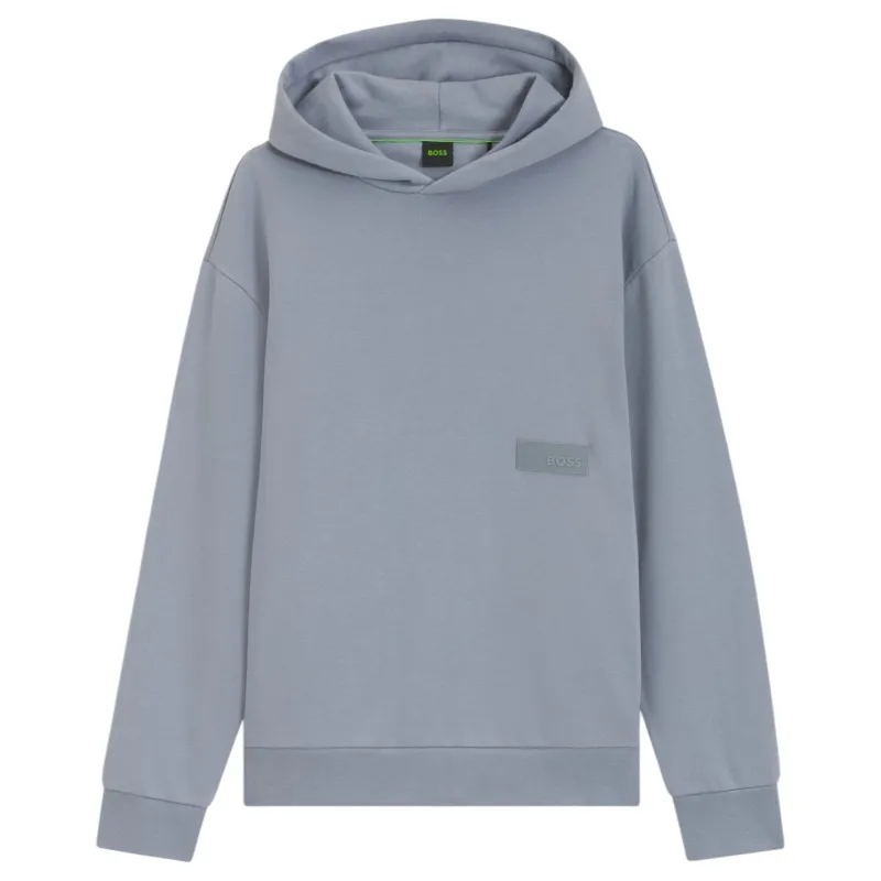 BOSS SW_Hoodie Relaxed-Fit Luxury Fleece Hoodie made by Hugo Boss