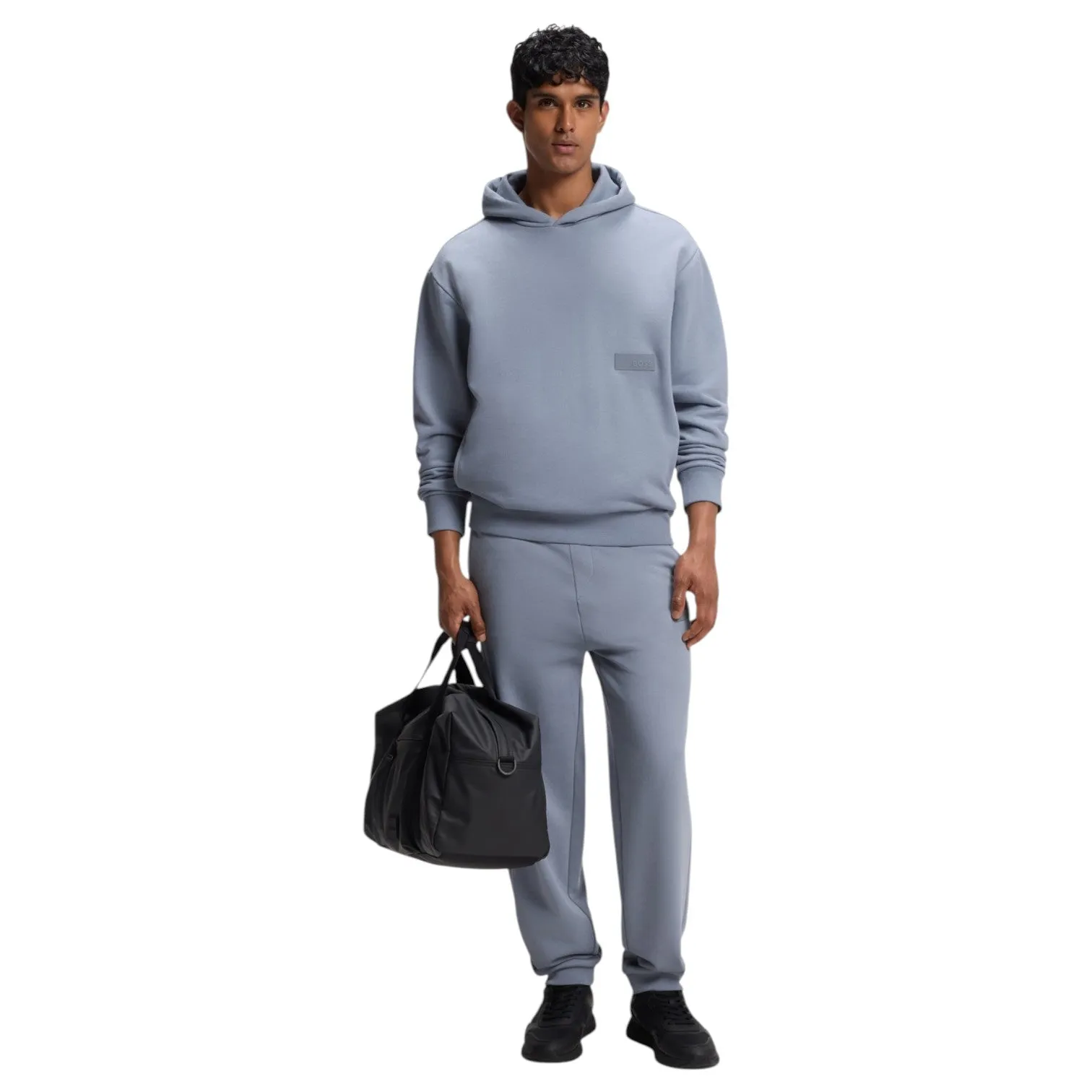 BOSS SW_Hoodie Relaxed-Fit Luxury Fleece Hoodie sold by J&Z Couture product image thumbnail 3