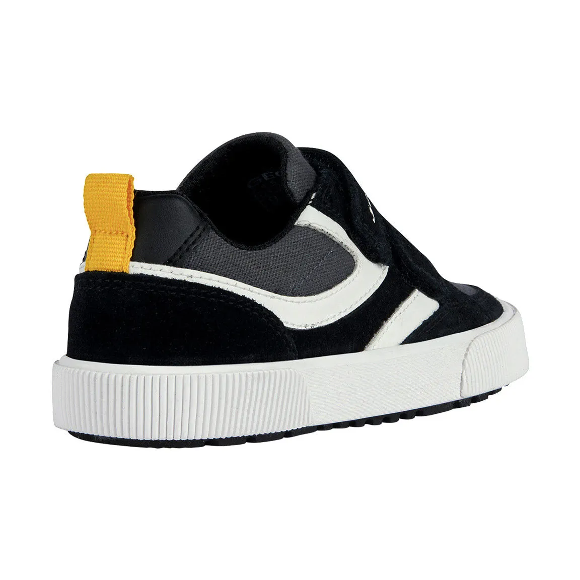 Geox Alphabeet Boy Velcro Sneaker in Black/White J35HLC-02210-C0127 sold by J&Z Couture product image thumbnail 5