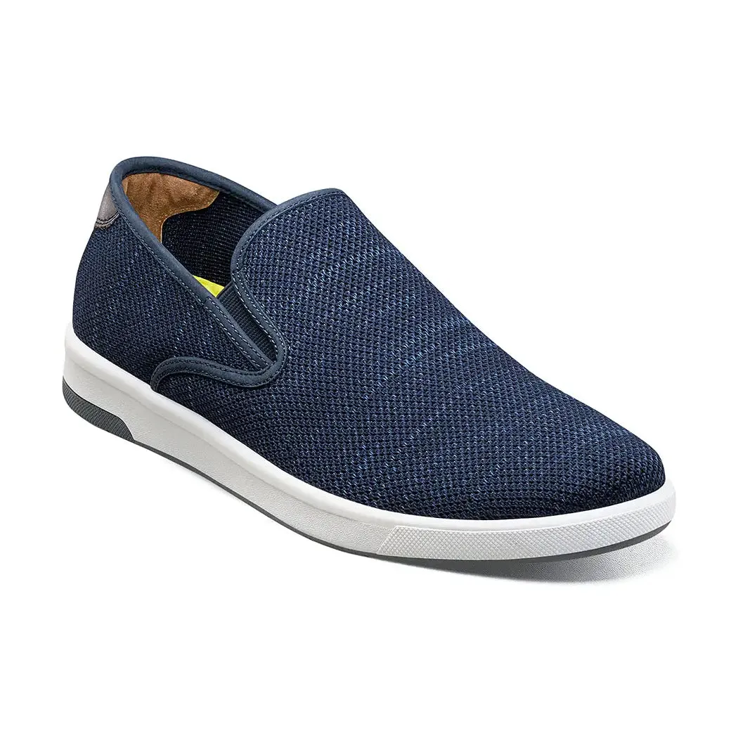Florsheim Men's Crossover Knit Plain Toe Slip-On Sneaker in Navy 14311-410 sold by J&Z Couture