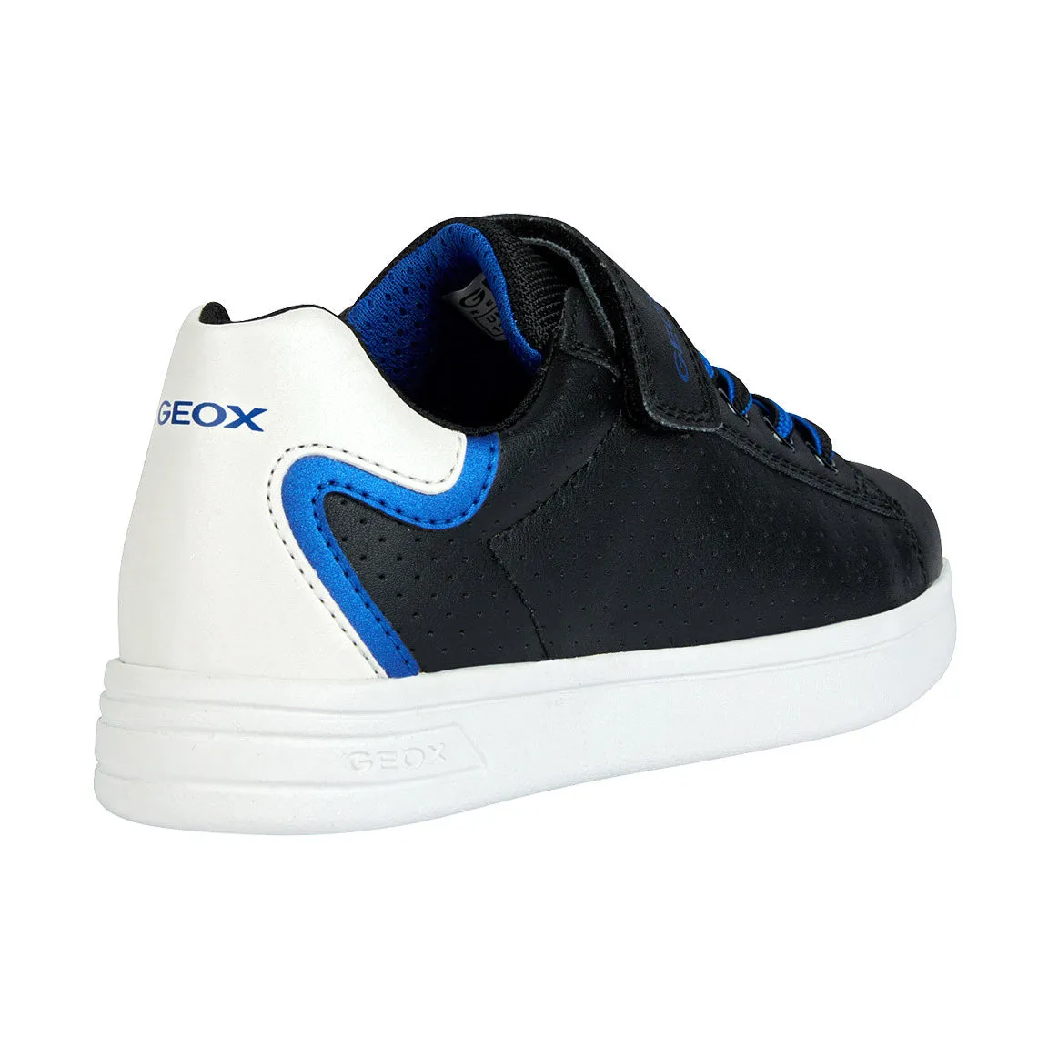 Geox Djrock Boy Sneaker in Black/Royal Blue Black leather J355VA-054FU-C0245 35 sold by J&Z Couture product image thumbnail 5