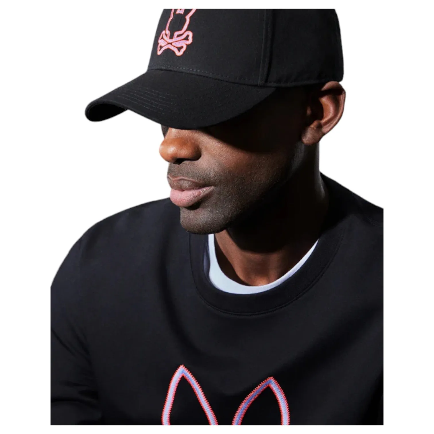 Psycho Bunny Floyd Baseball Cap In Black B6A326B2HT Black sold by J&Z Couture product image thumbnail 3