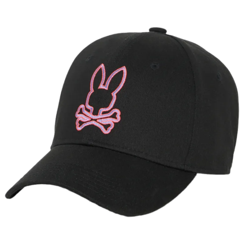 Psycho Bunny Floyd Baseball Cap In Black  B6A326B2HT Black sold by J&Z Couture