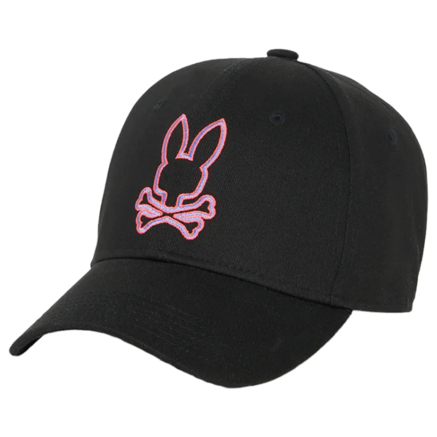 Psycho Bunny Floyd Baseball Cap In Black B6A326B2HT Black sold by J&Z Couture