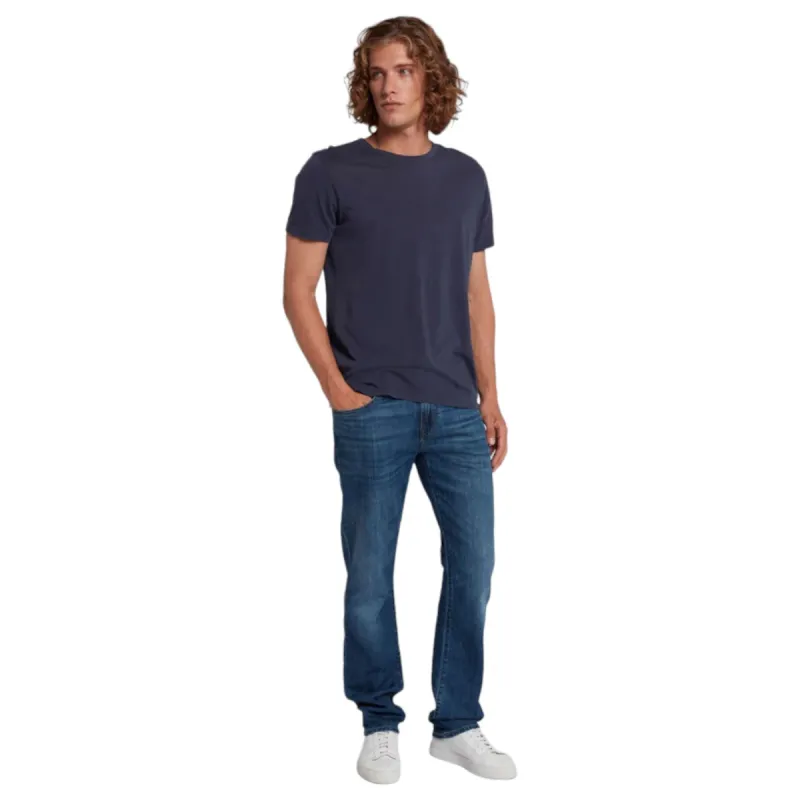 7 For All Mankind The Straight tapered straight leg In Blue  ATA121834A Blue sold by J&Z Couture