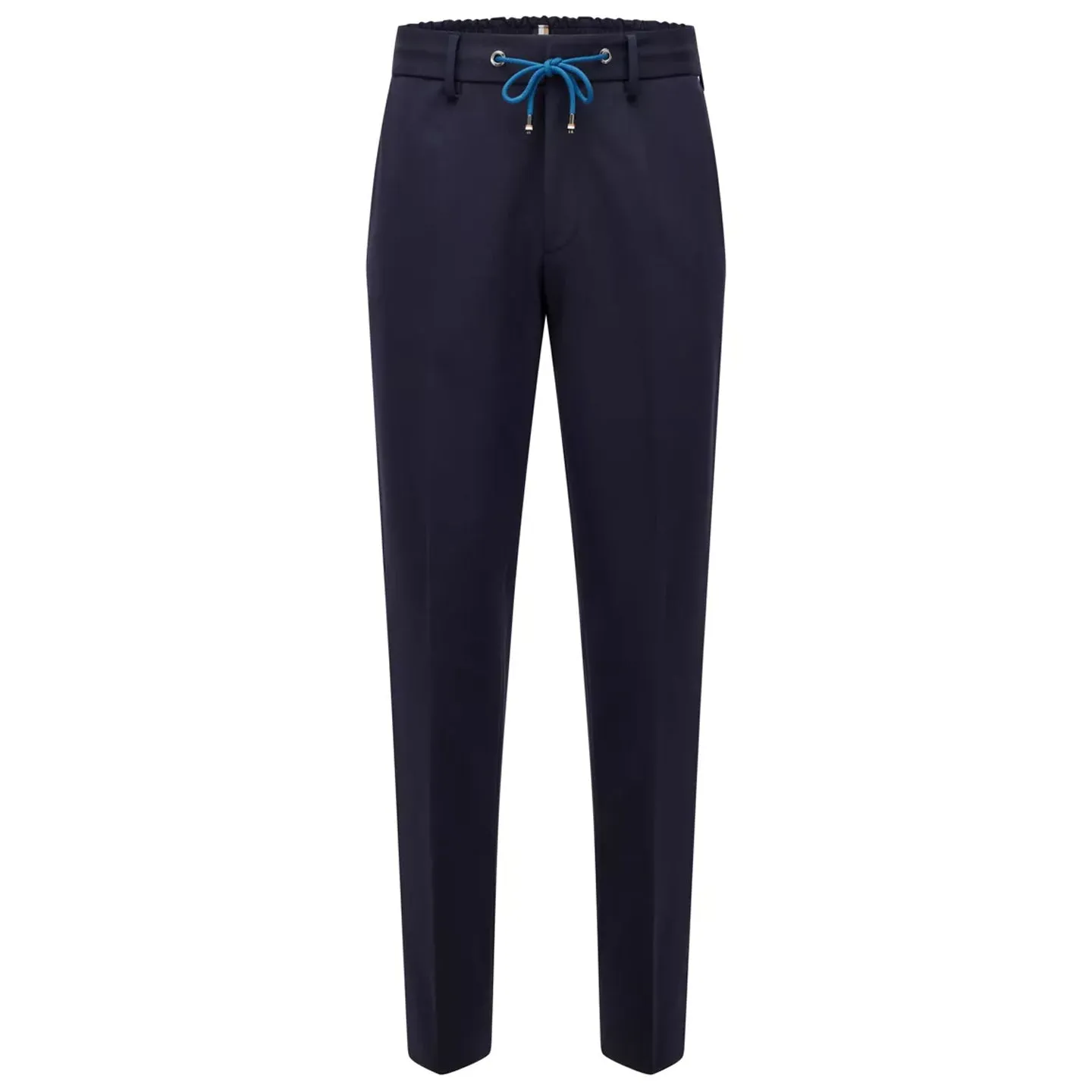 BOSS Men's Slim-Fit Suit in Stretch Interlock Cloth with Drawcord Waistband Pants in Navy 50473678-404 sold by J&Z Couture product image thumbnail 5