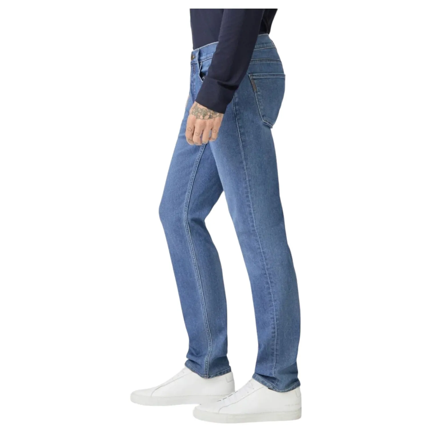 PAIGE Lennox Pants In Blue M653697-W4022 sold by J&Z Couture product image thumbnail 3