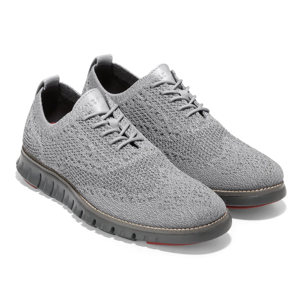 ZERØGRAND Zerogrand Wingtip Oxford - Gray sold by J&Z Couture