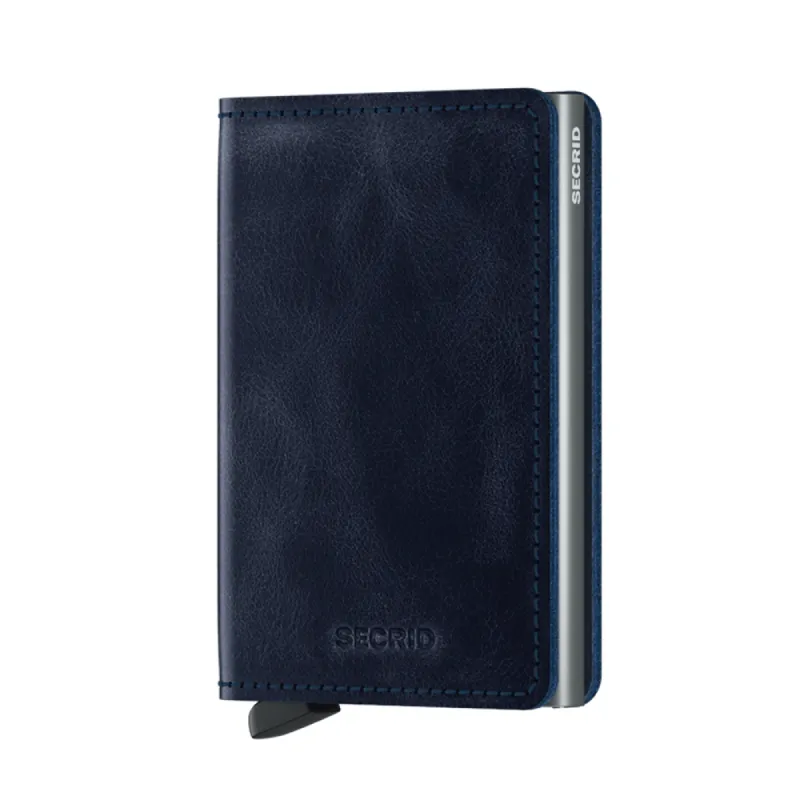 Secrid Slimwallet in Vintage Blue sold by J&Z Couture