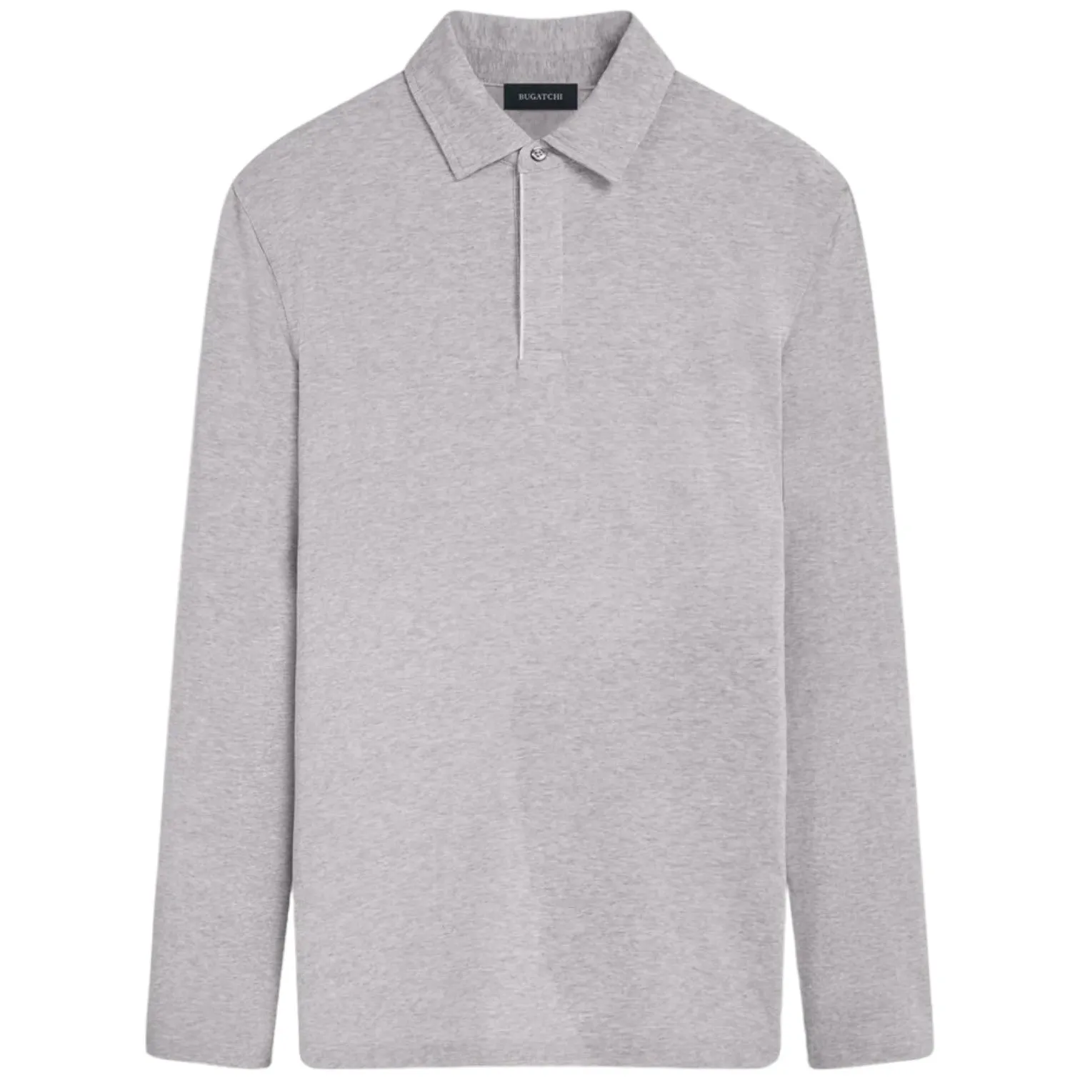 Bugatchi Long-sleeved Polo Shirt CF2005K85 Cement sold by J&Z Couture