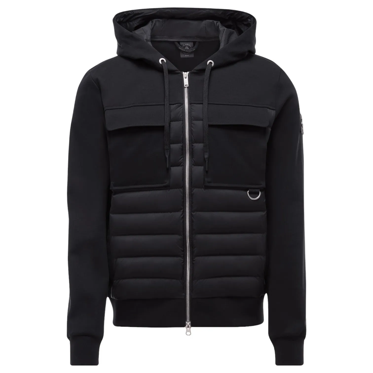 Moose Knuckles Air Down Explorer Hooded Jacket M14MS604-313 Black sold by J&Z Couture