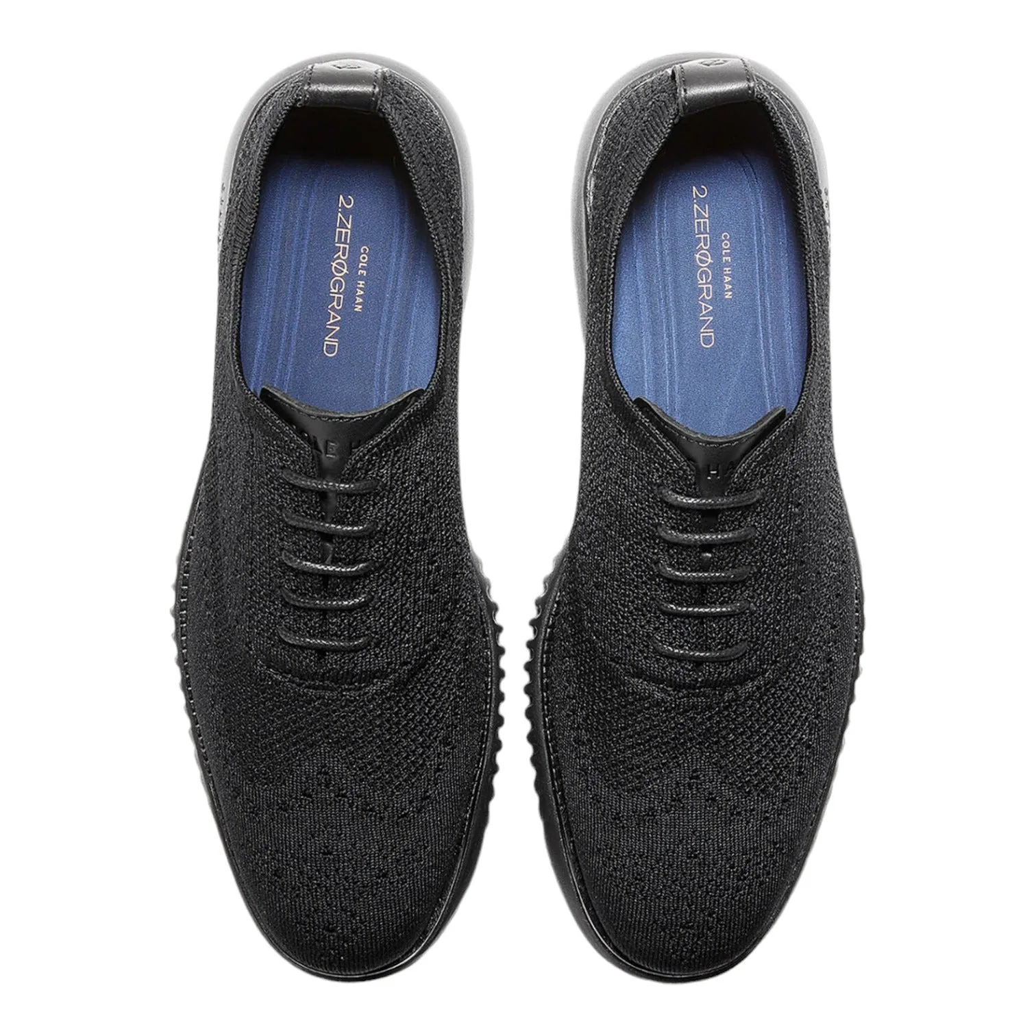 Men's 2.ZERØGRAND Wingtip Oxford C28527 Black/Black sold by J&Z Couture product image thumbnail 5