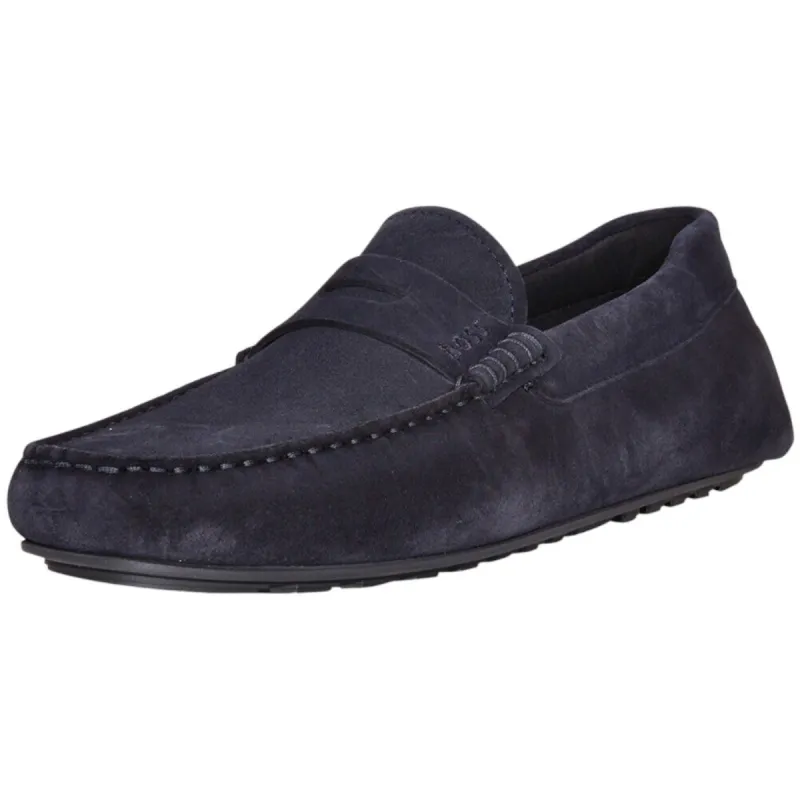 BOSS Dark Grey Noel Moccasin 50492992-029 sold by J&Z Couture