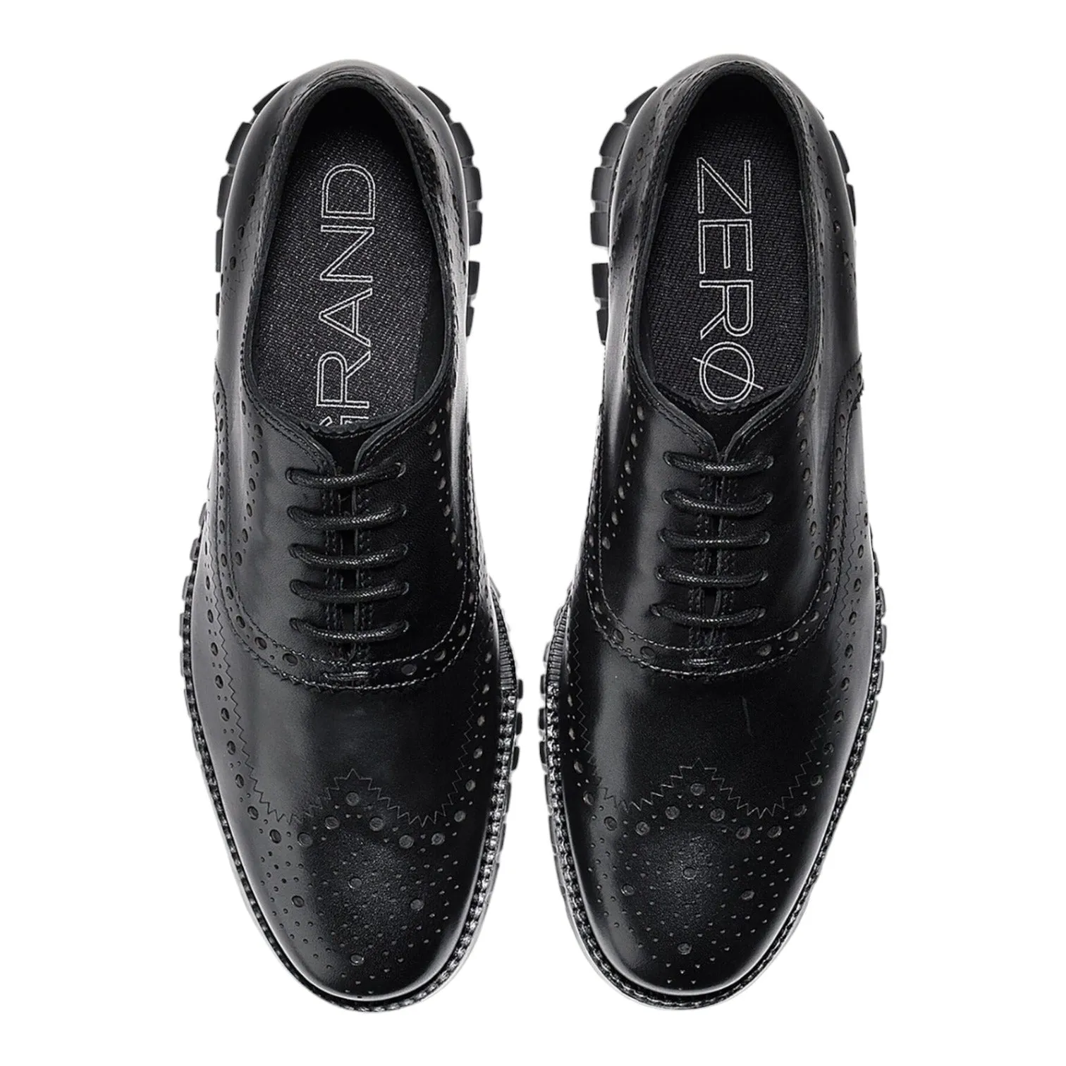 Men's ZERØGRAND Wingtip Oxford C20719 Black sold by J&Z Couture product image thumbnail 5