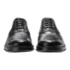 Men's ZERØGRAND Wingtip Oxford C20719 Black sold by J&Z Couture